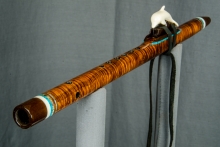 Koa Native American Flute, Minor, High E-5, #J17K (6)